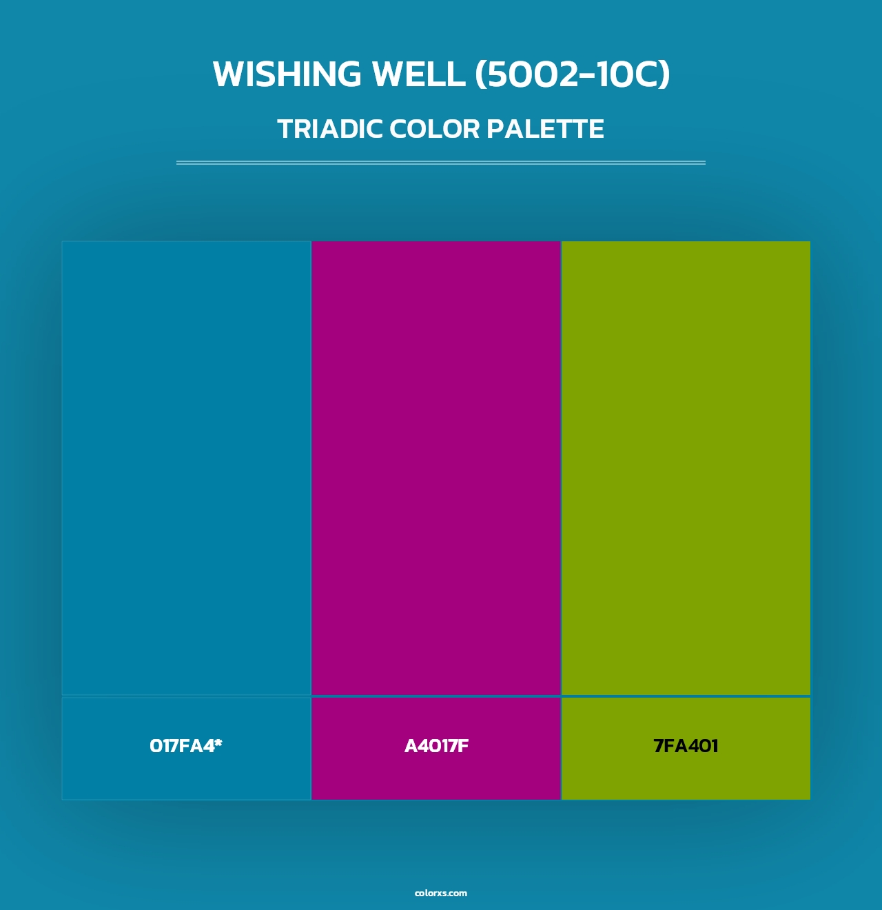 Wishing Well (5002-10C) - Triadic Color Palette