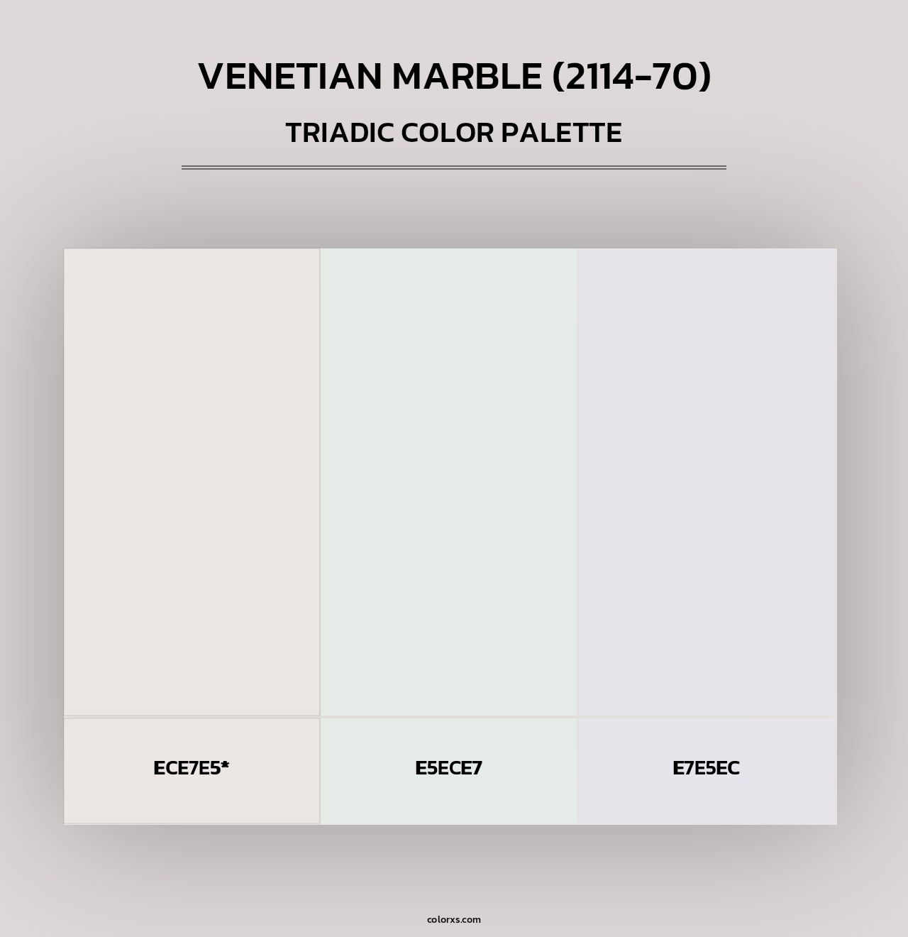 Venetian Marble (2114-70) - Triadic Color Palette