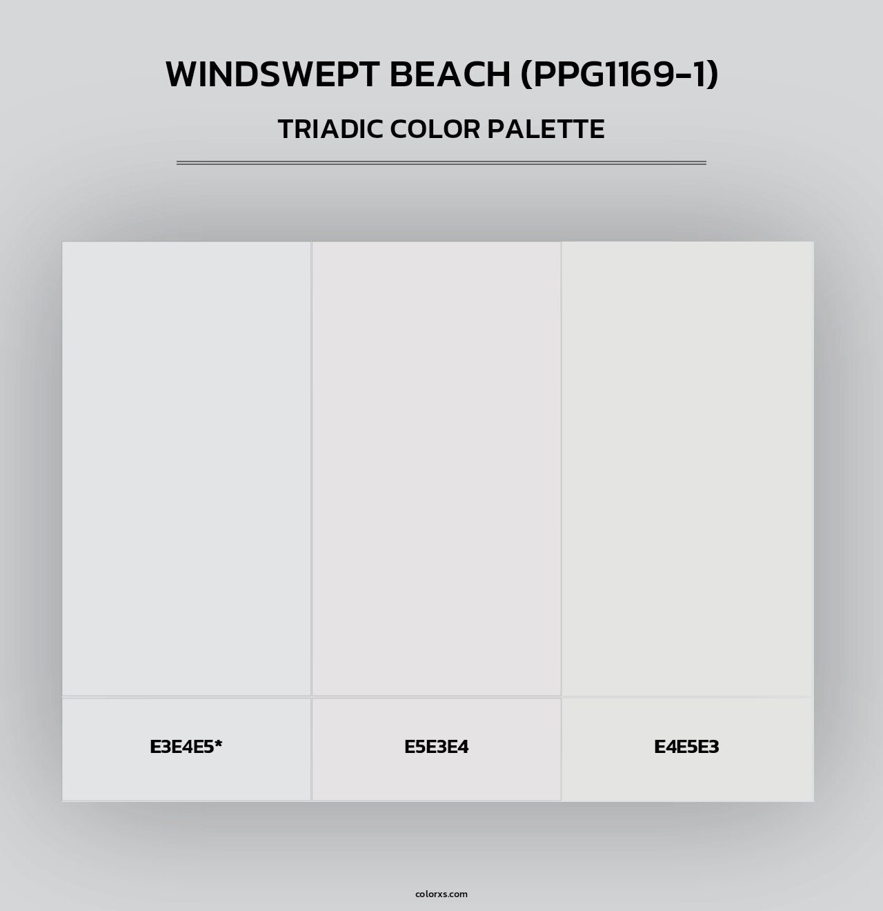 Windswept Beach (PPG1169-1) - Triadic Color Palette