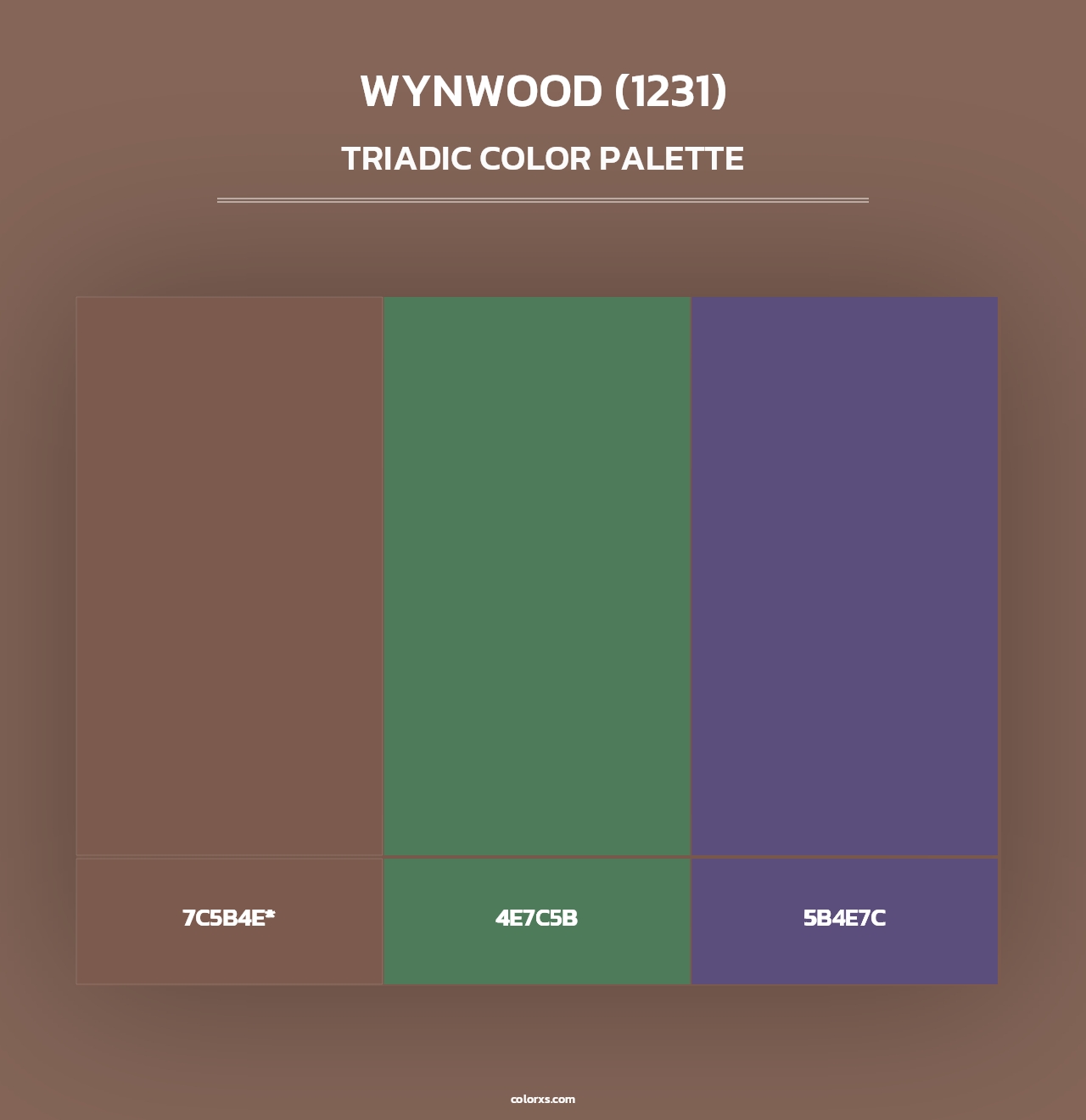 Wynwood (1231) - Triadic Color Palette