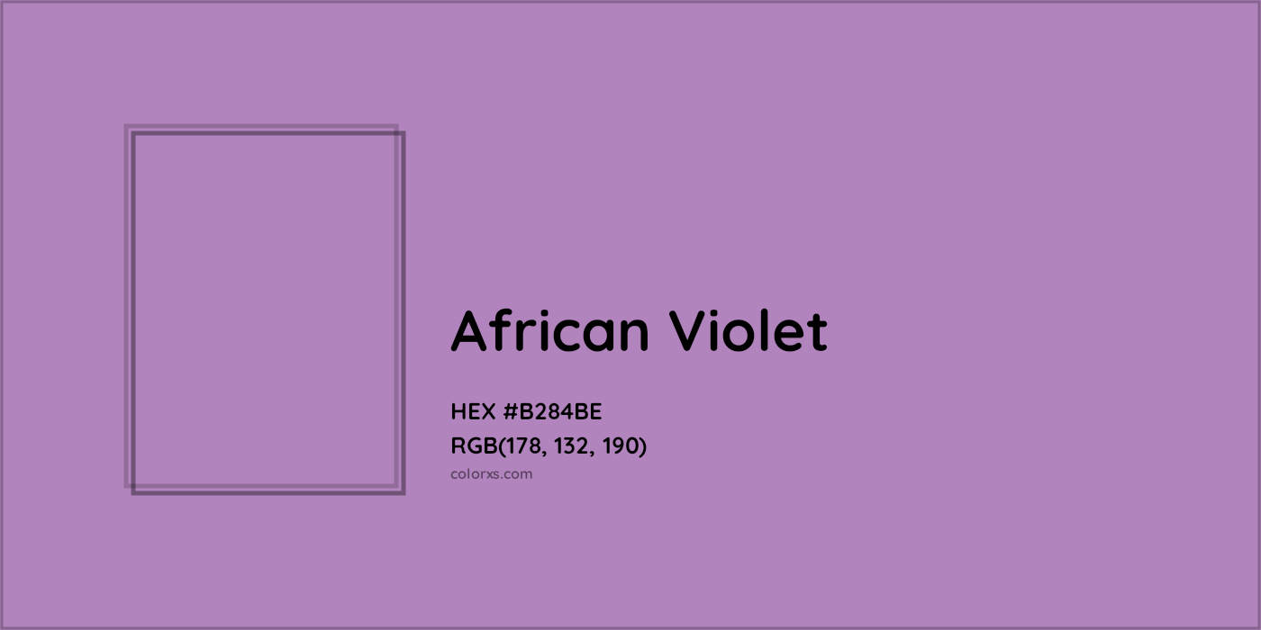 HEX #B284BE African Violet Color - Color Code