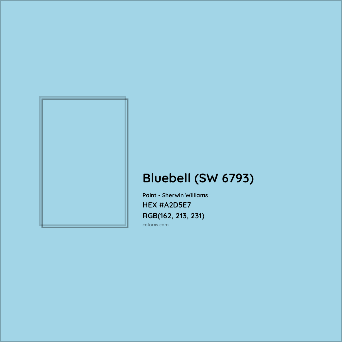 HEX #A2D5E7 Bluebell (SW 6793) Paint Sherwin Williams - Color Code