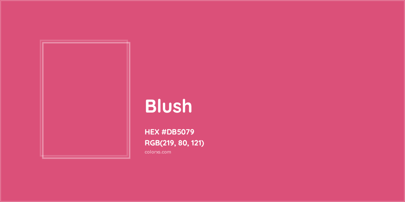 HEX #DB5079 Blush Color Crayola Crayons - Color Code