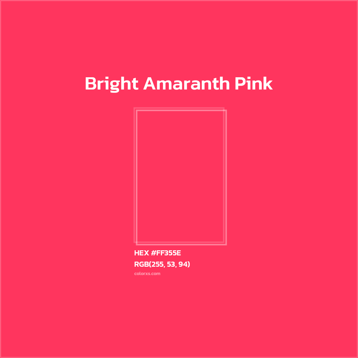 Bright Amaranth Pink Complementary or Opposite Color Name and Code (#