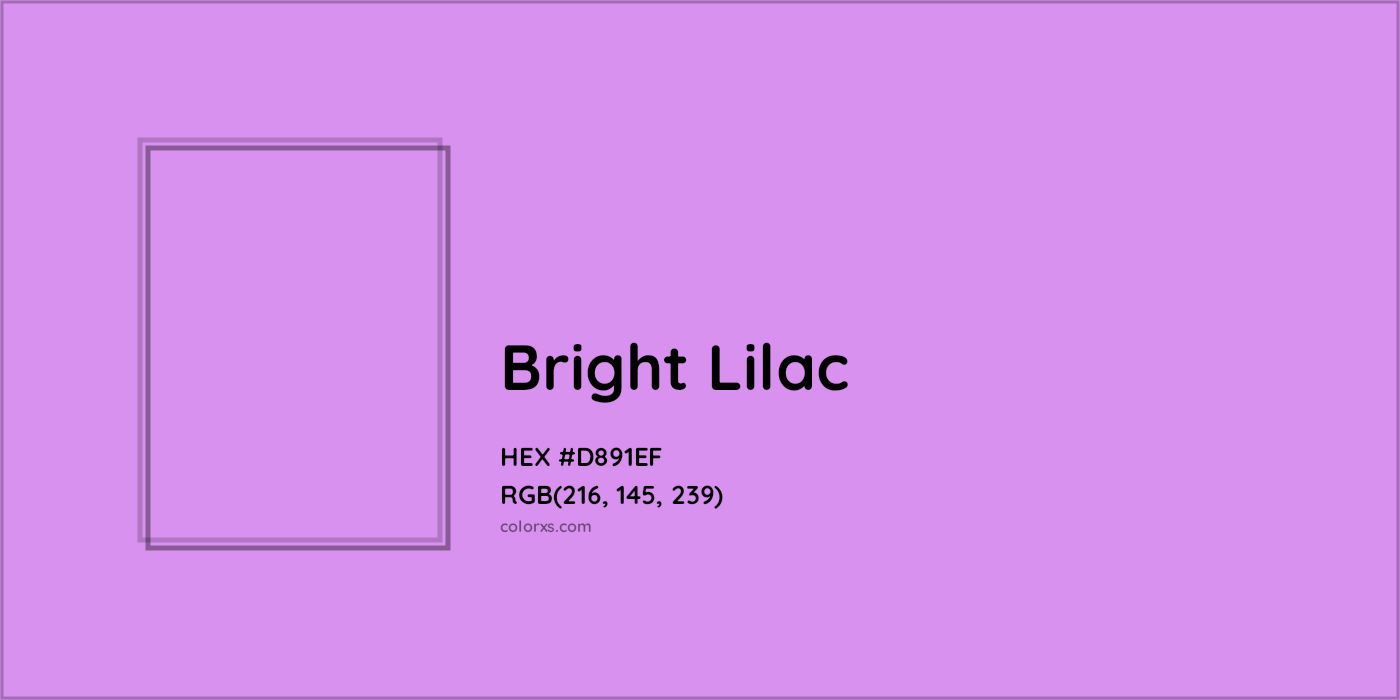 HEX #D891EF Bright Lilac Color Crayola Crayons - Color Code
