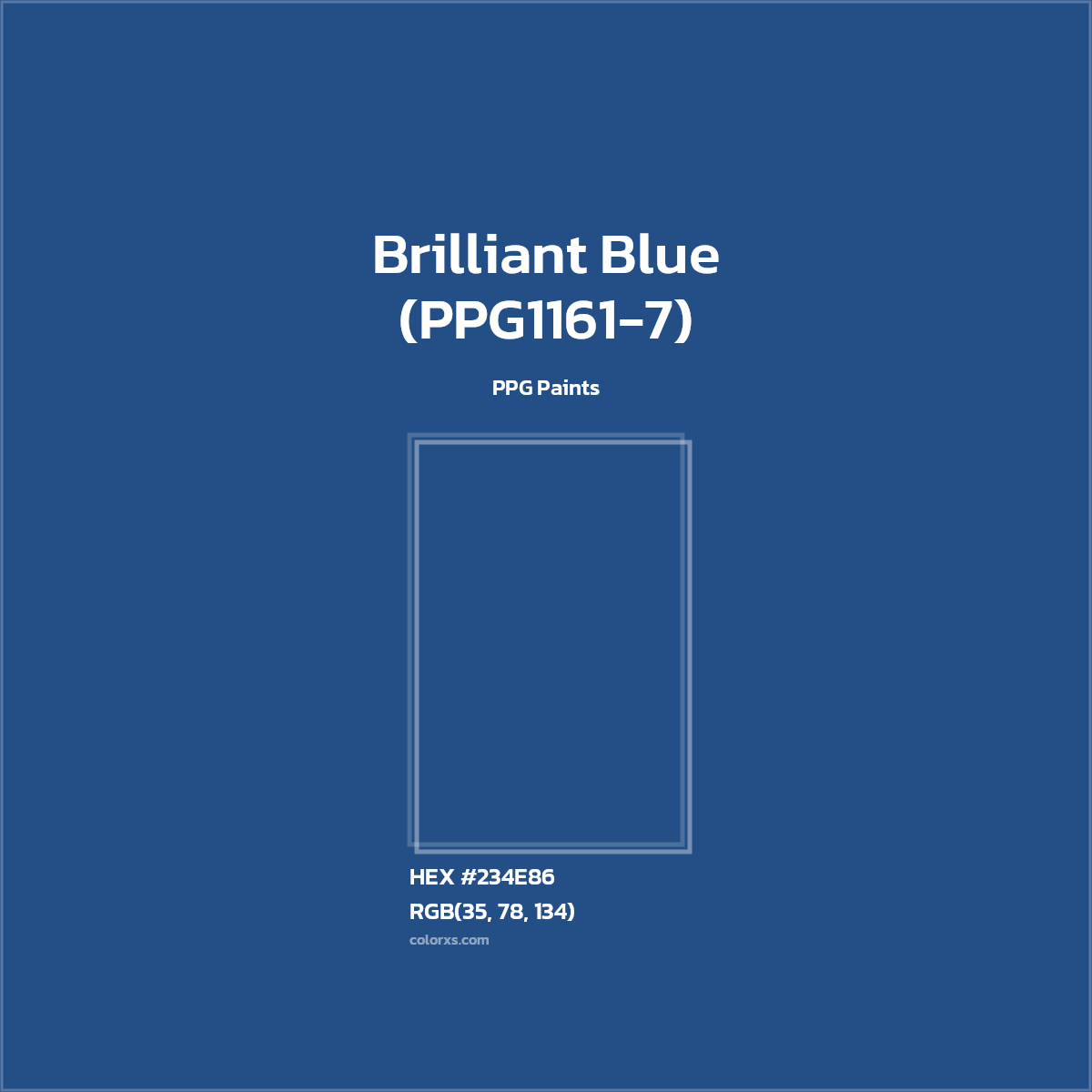 PPG Paints Brilliant Blue (PPG11617) Paint color codes, similar paints and colors