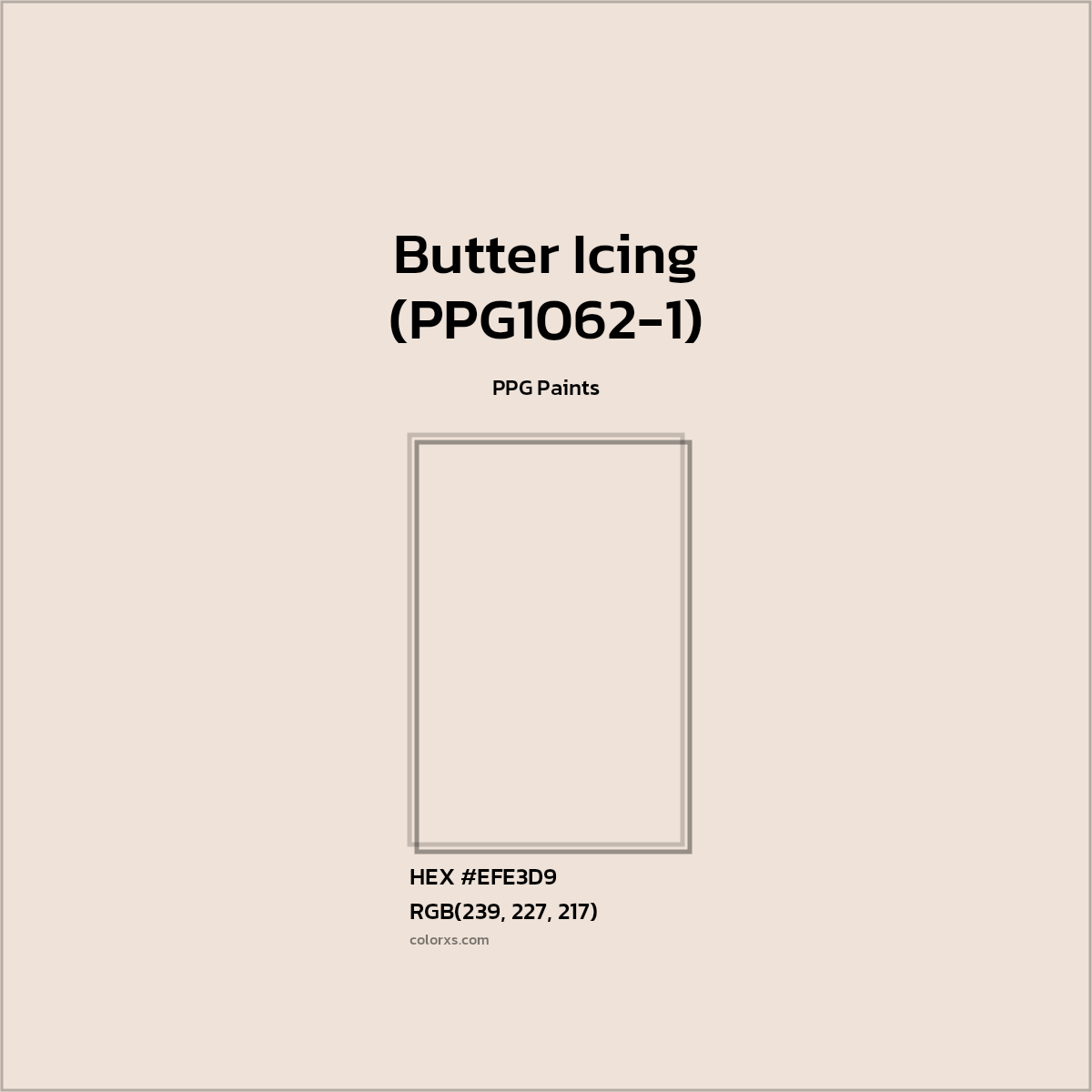 PPG Paints Butter Icing (PPG10621) Paint color codes, similar paints