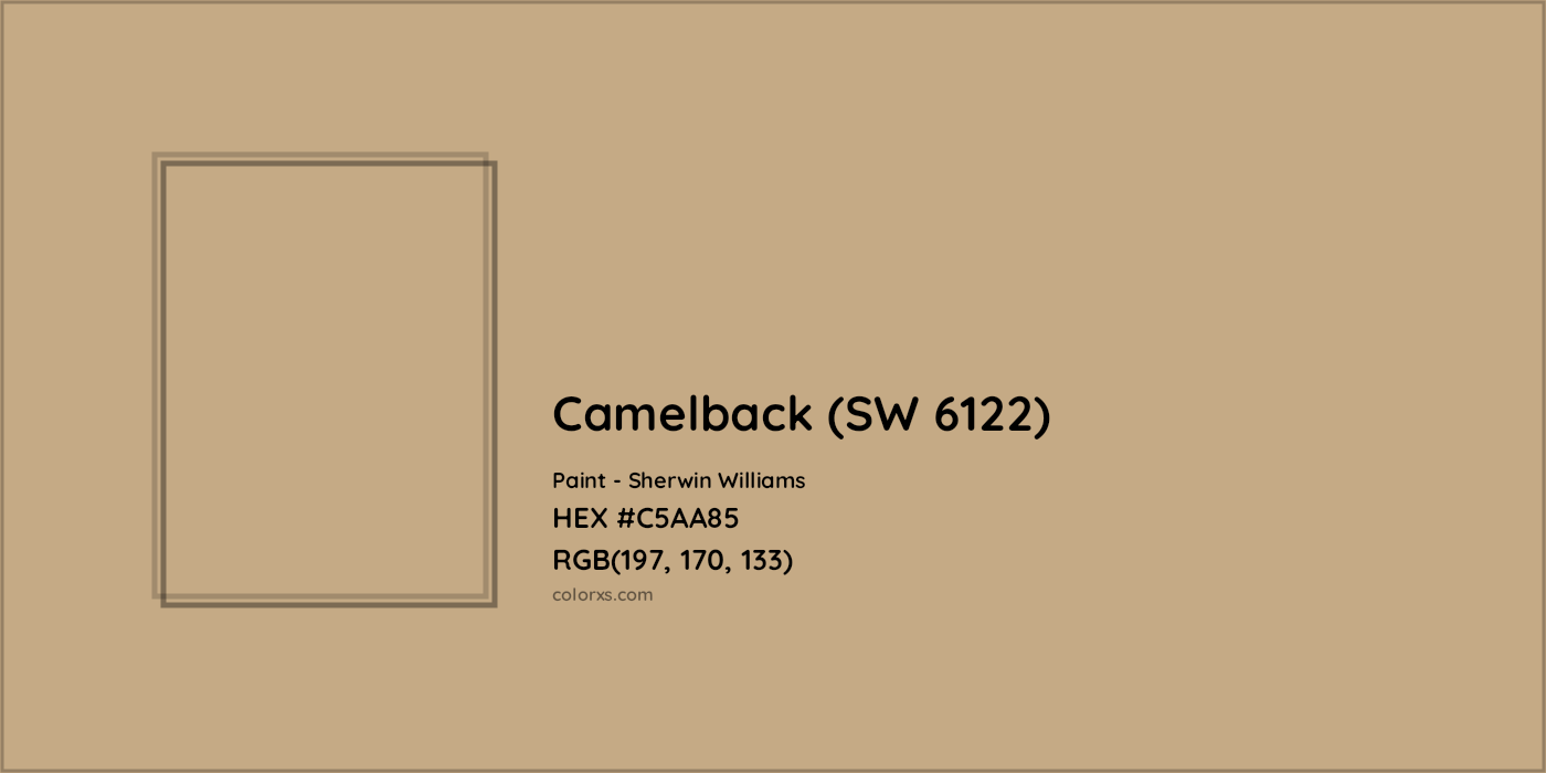 HEX #C5AA85 Camelback (SW 6122) Paint Sherwin Williams - Color Code
