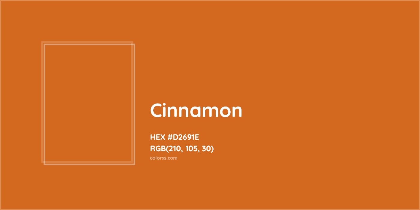 HEX #D2691E Cinnamon Other - Color Code