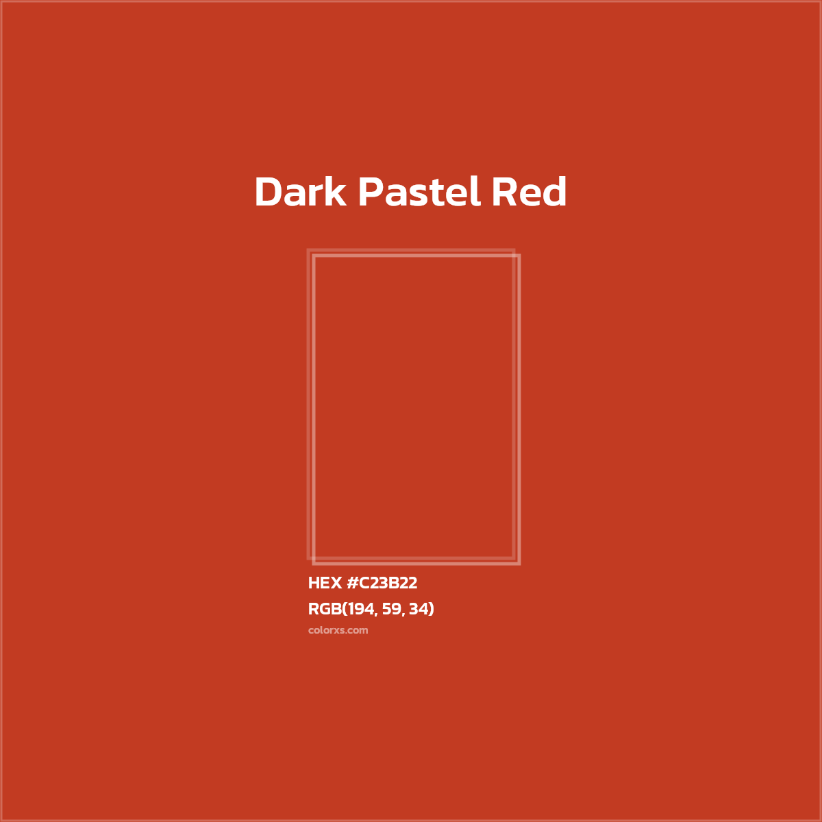 About Dark Pastel Red - Color codes, similar colors and paints 