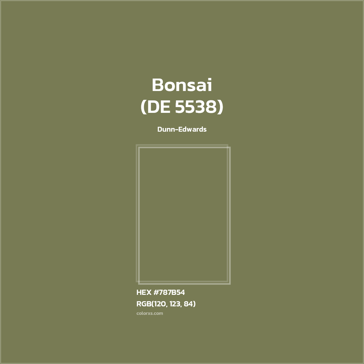 DunnEdwards Bonsai (DE 5538) Paint color codes, similar paints and
