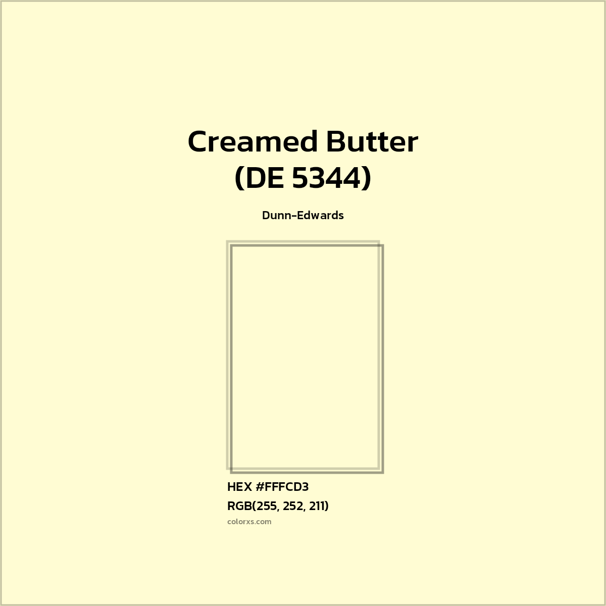 DunnEdwards Creamed Butter (DE 5344) Paint color codes, similar paints