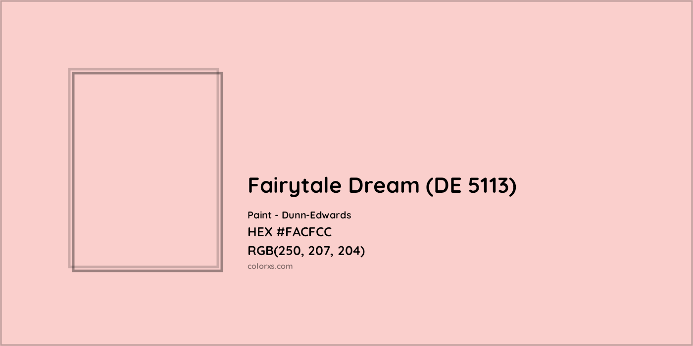 HEX #FACFCC Fairytale Dream (DE 5113) Paint Dunn-Edwards - Color Code