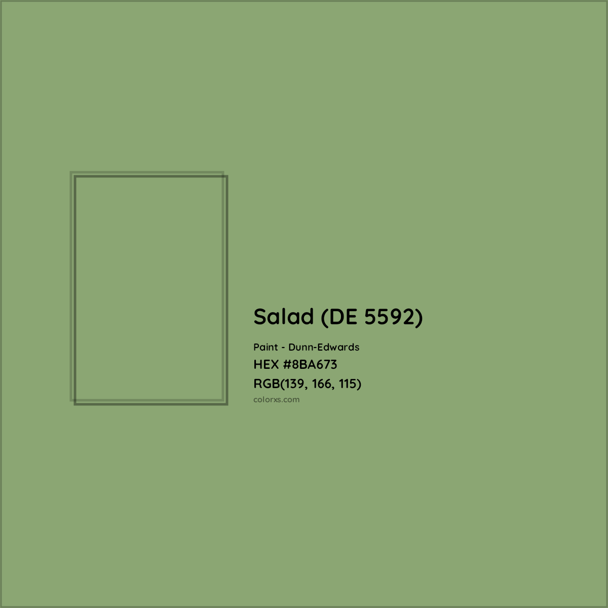 HEX #8BA673 Salad (DE 5592) Paint Dunn-Edwards - Color Code