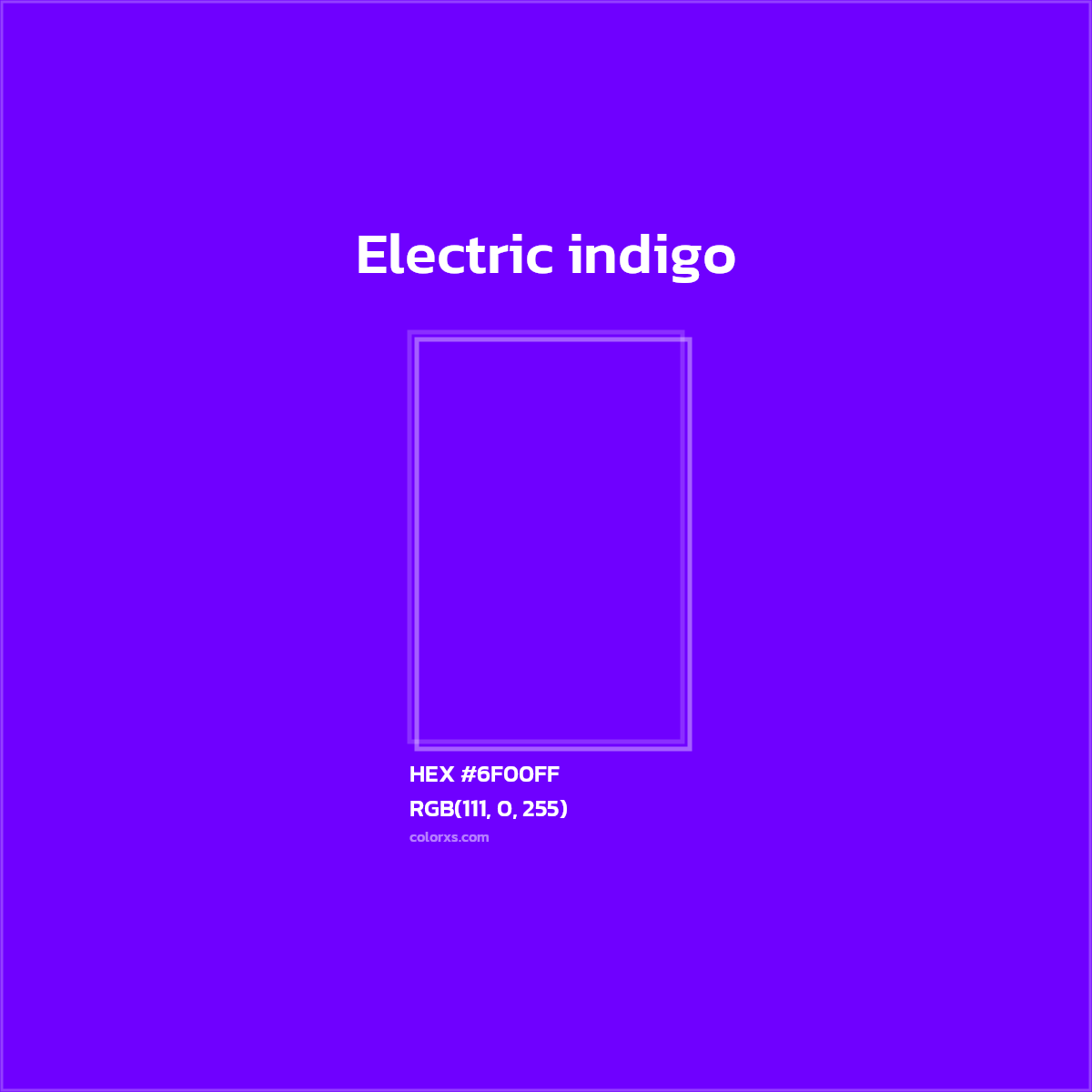 About Electric indigo - Color meaning, codes, similar colors and ...