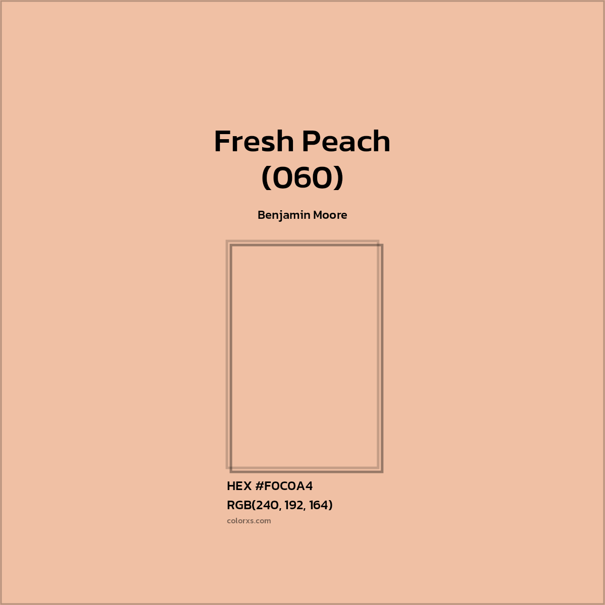 Fresh Peach (060) Complementary or Opposite Color Name and Code (