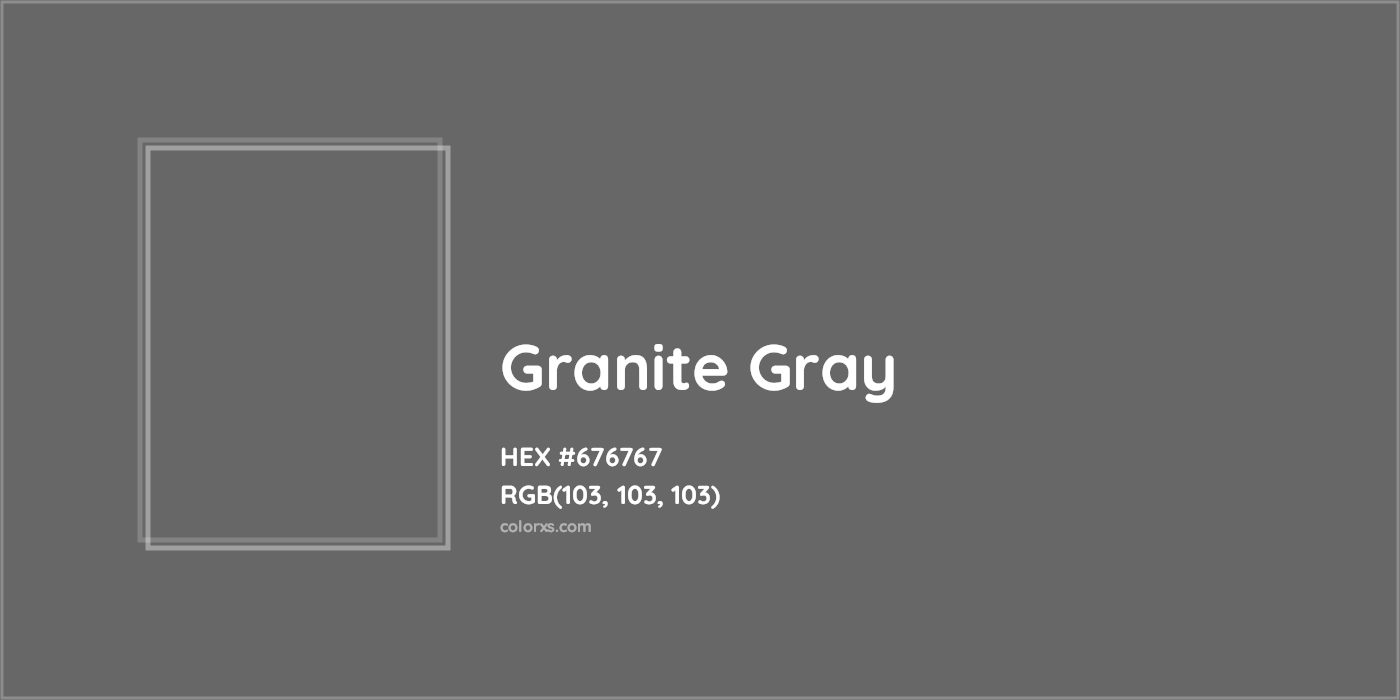 HEX #676767 Granite Gray Color Crayola Crayons - Color Code