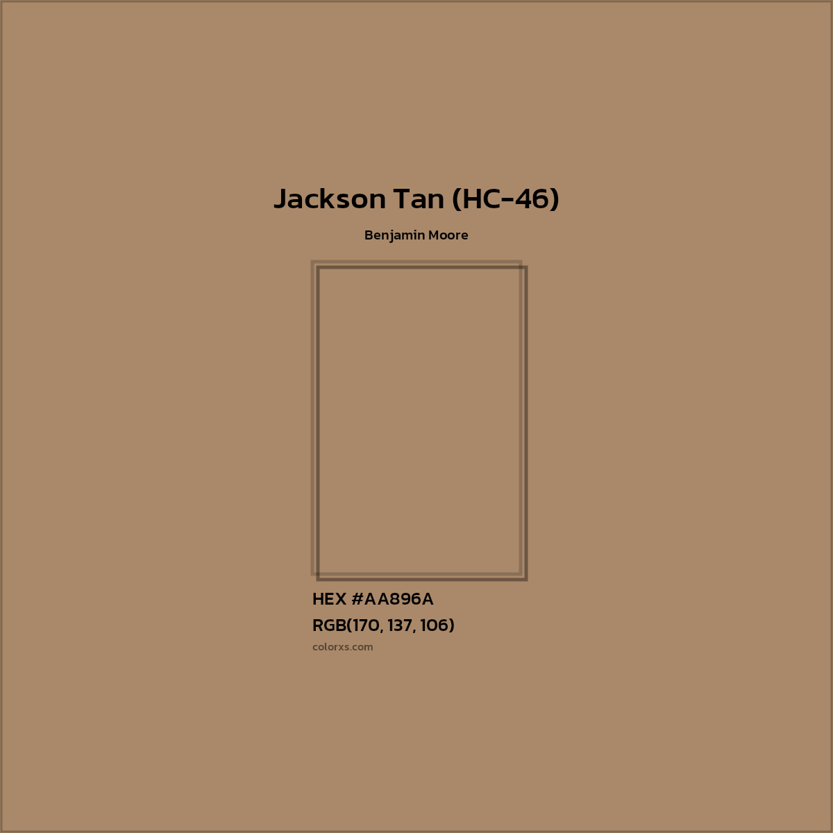 HC-46 Jackson Tan - Paint Color