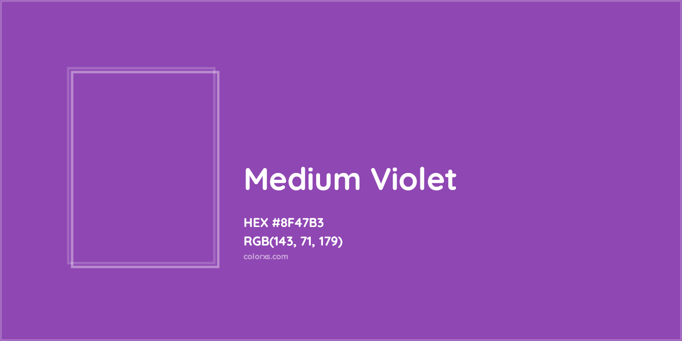 HEX #8F47B3 Medium Violet Color Crayola Crayons - Color Code