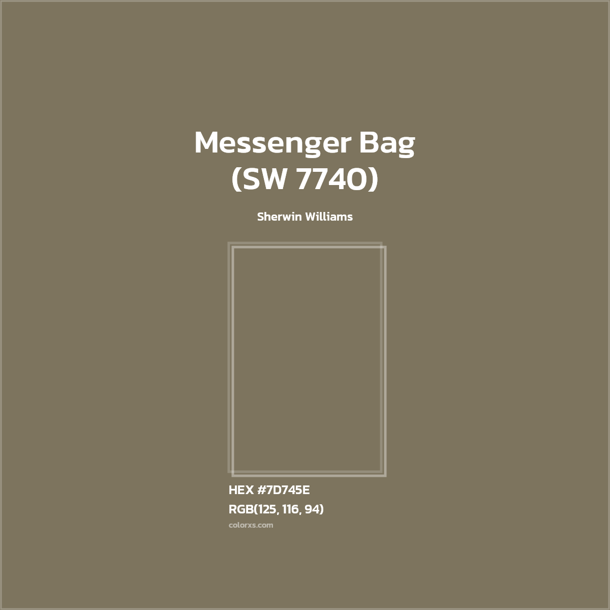 Sherwin Williams Messenger Bag (SW 7740) Paint color codes, similar