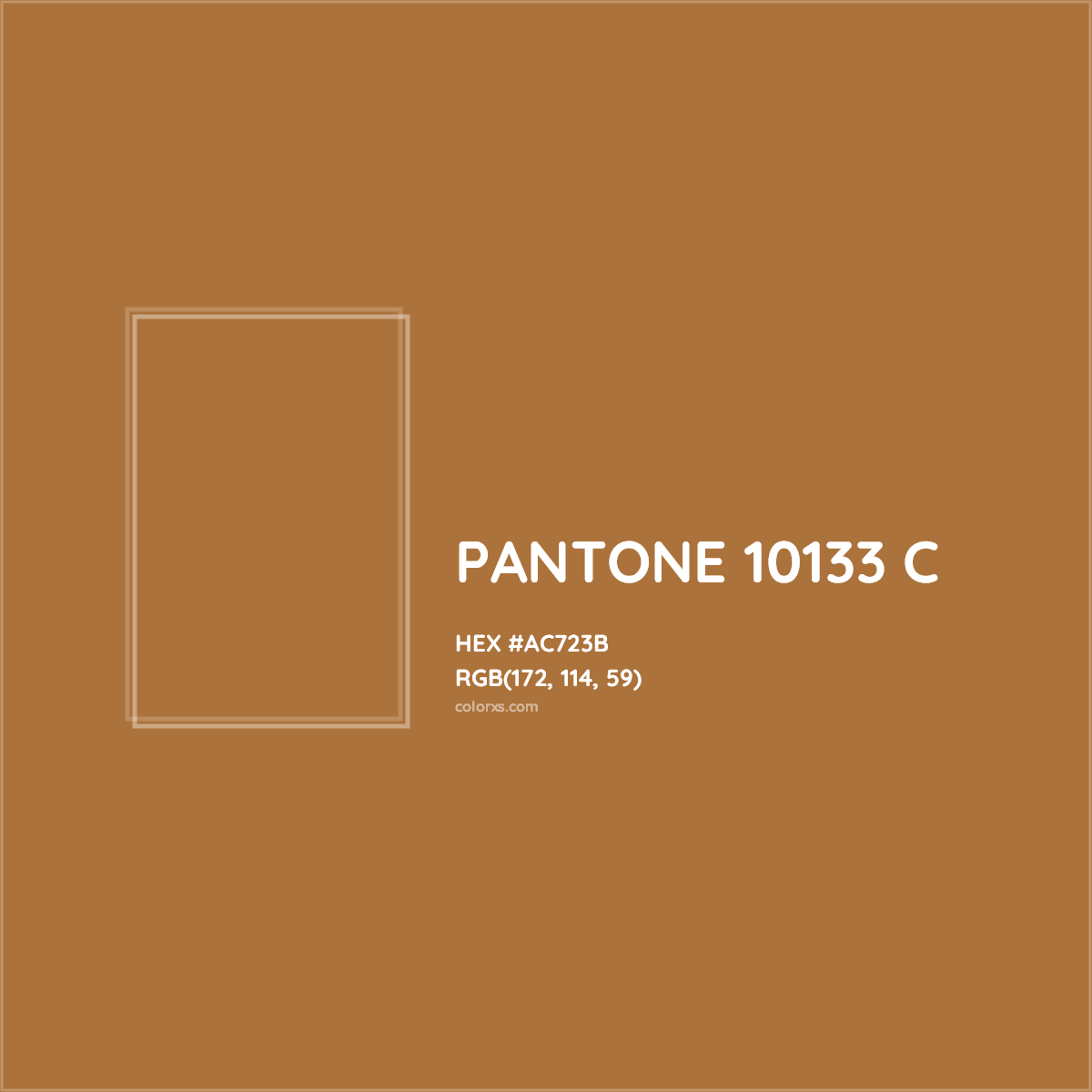 HEX #AC723B PANTONE 10133 C CMS Pantone PMS - Color Code