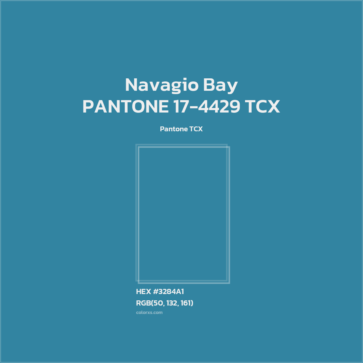 HEX #3284A1 PANTONE 17-4429 TCX - Navagio Bay CMS Pantone TCX - Color Code