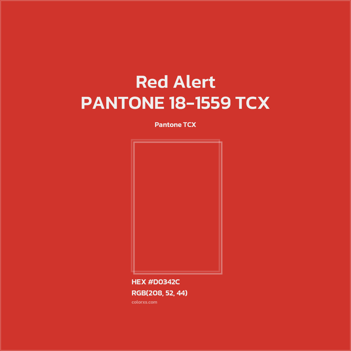 About PANTONE 18-1559 TCX - Red Alert Color - Color codes | matching ...