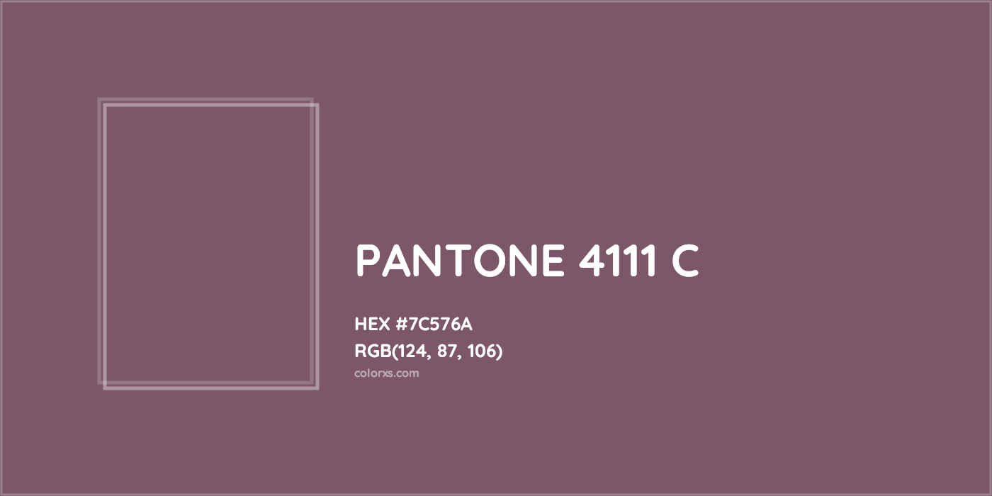 HEX #000000 PANTONE 4111 C CMS Pantone PMS - Color Code