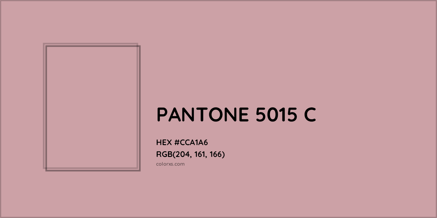 HEX #CCA1A6 PANTONE 5015 C CMS Pantone PMS - Color Code