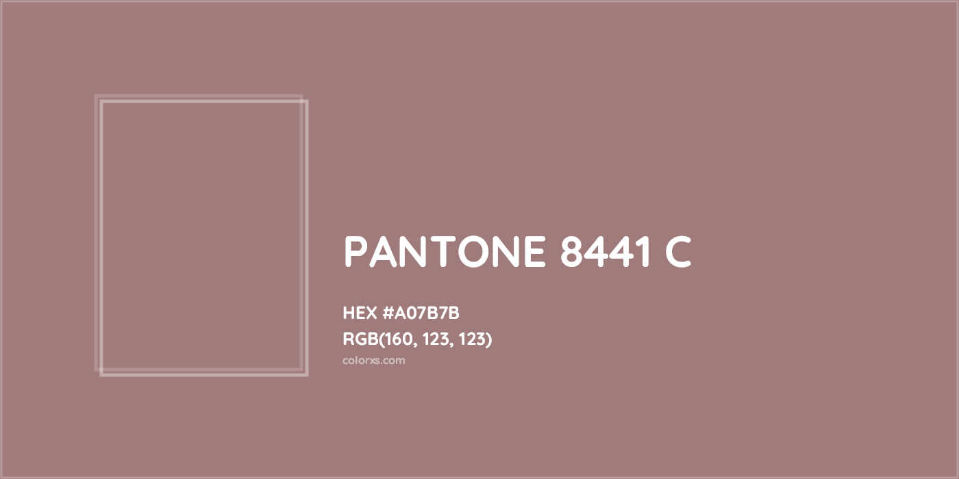 HEX #A07B7B PANTONE 8441 C CMS Pantone PMS - Color Code