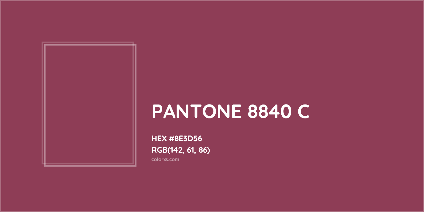 HEX #8E3D56 PANTONE 8840 C CMS Pantone PMS - Color Code