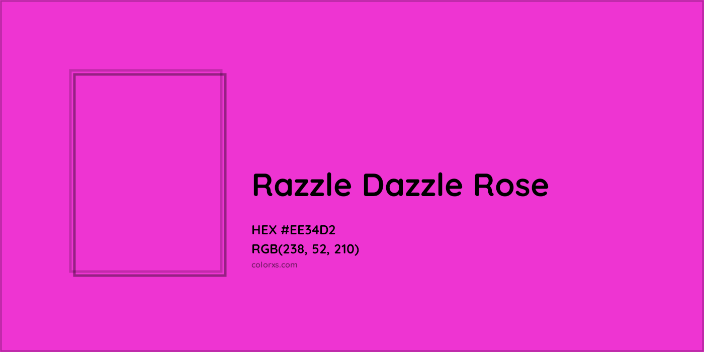 HEX #FF33CC Razzle dazzle rose Color - Color Code