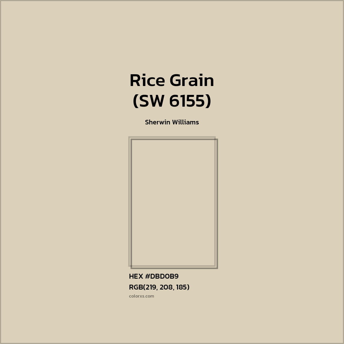 Sherwin Williams Rice Grain (SW 6155) Paint color codes, similar paints