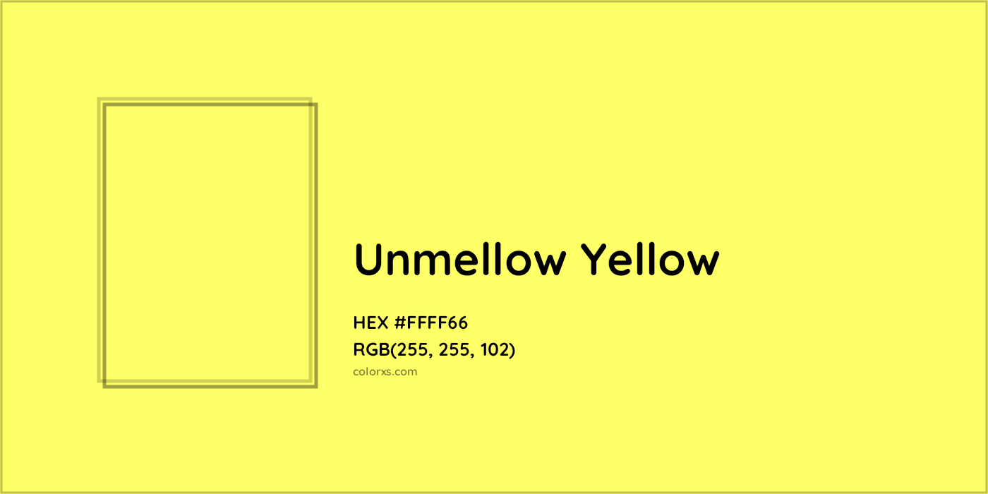 HEX #FFFF66 Unmellow Yellow Color Crayola Crayons - Color Code