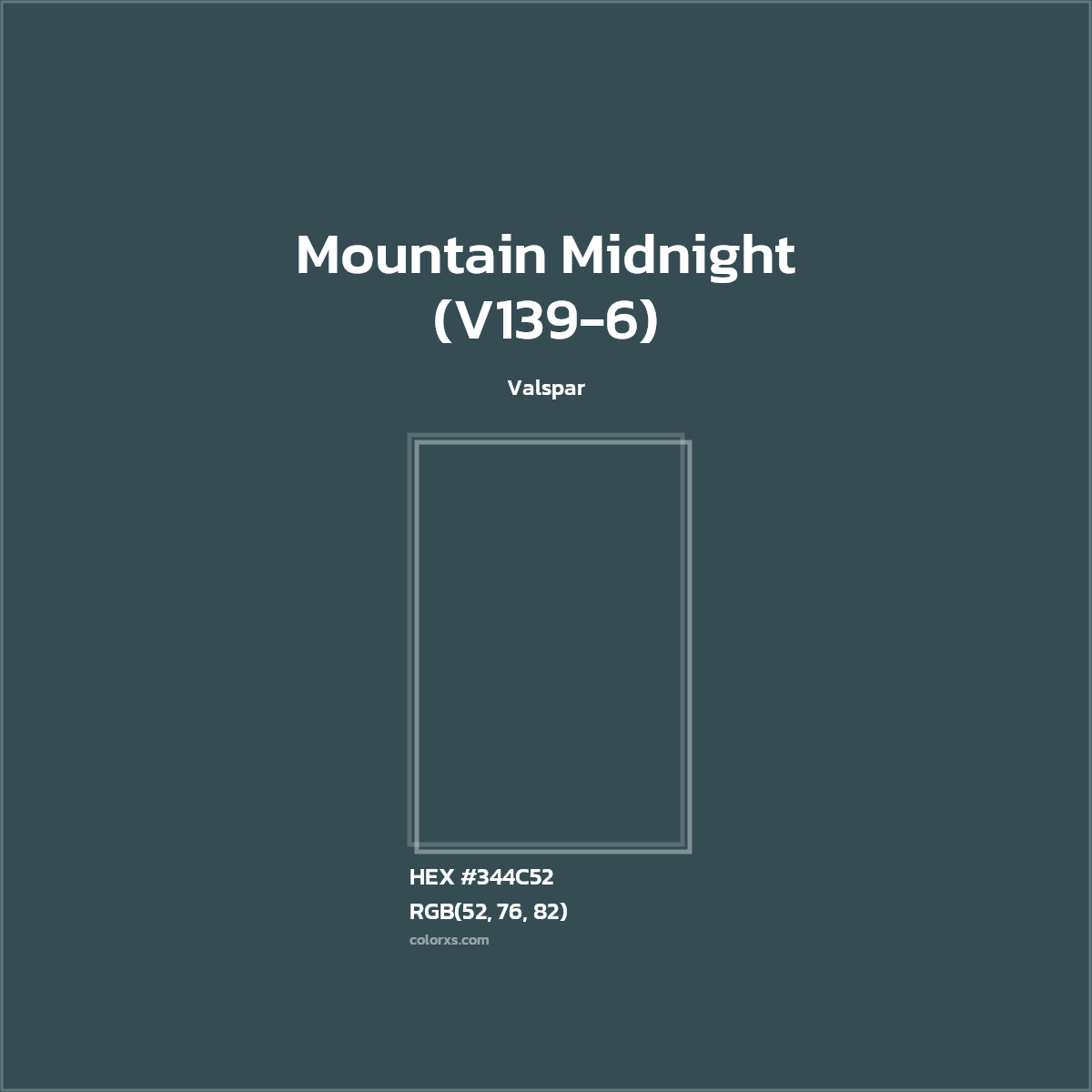 Valspar Mountain Midnight (V1396) Paint color codes, similar paints and colors