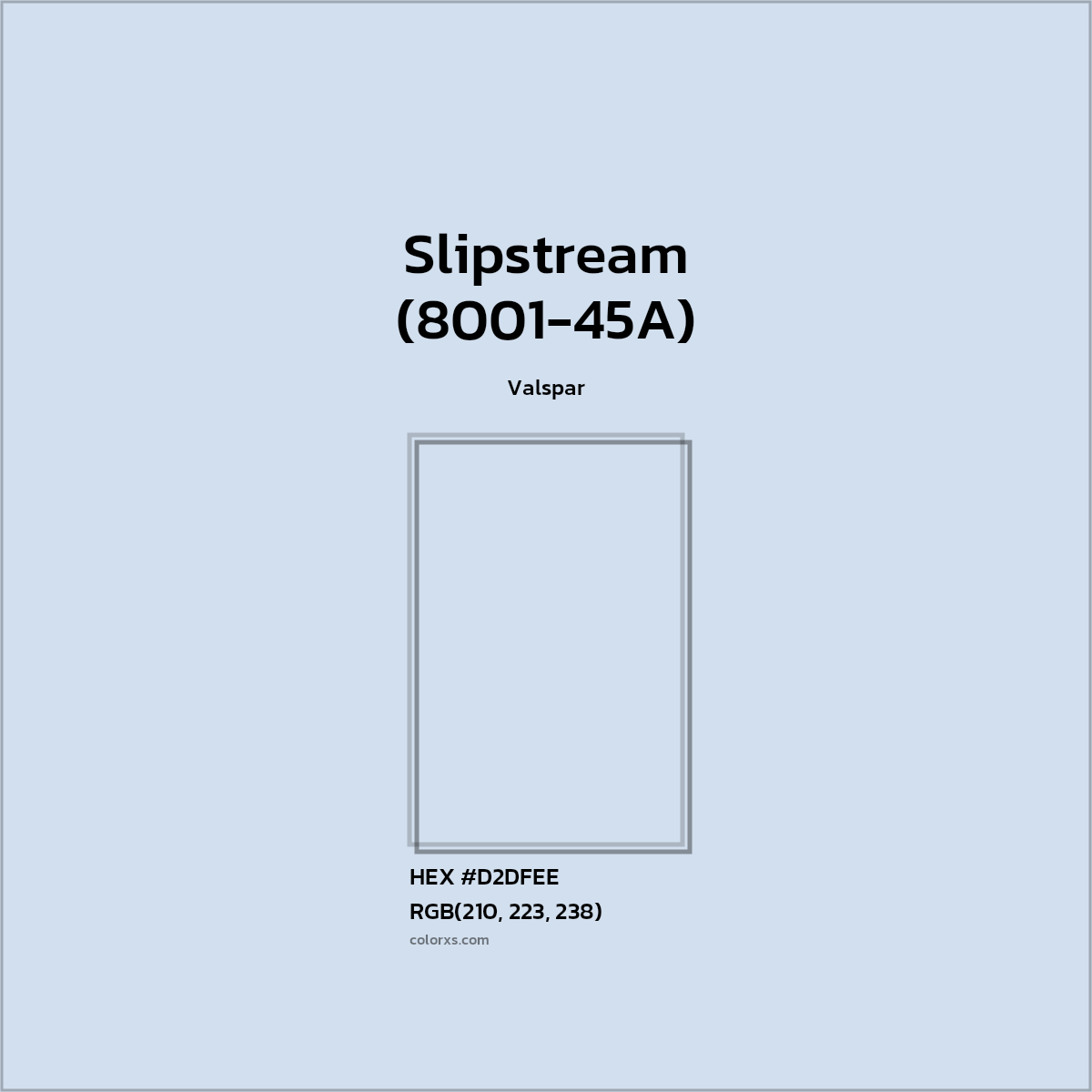 Valspar Slipstream (800145A) Paint color codes, similar paints and