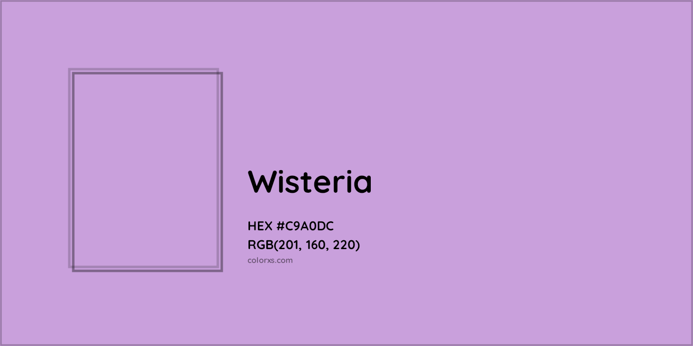 HEX #C9A0DC Wisteria Color Crayola Crayons - Color Code