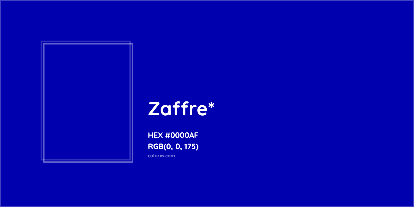 HEX #0000AF Color Name, Color Code, Palettes, Similar Paints, Images