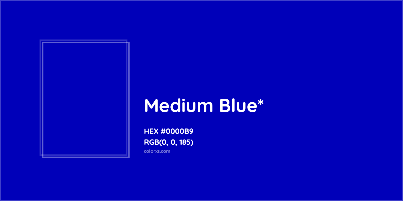 HEX #0000B9 Color Name, Color Code, Palettes, Similar Paints, Images