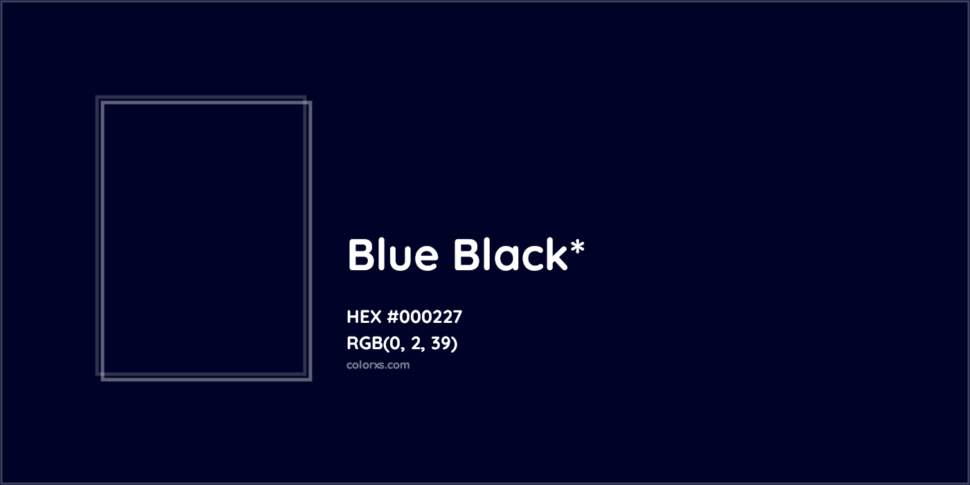 HEX #000227 Color Name, Color Code, Palettes, Similar Paints, Images