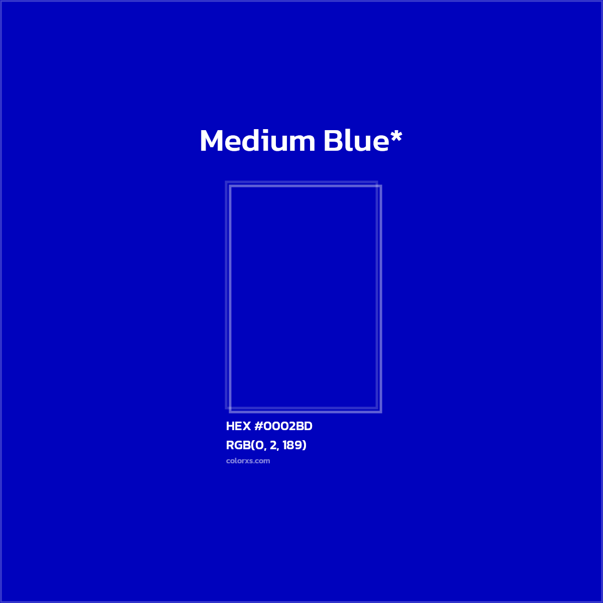 HEX #0002BD Color Name, Color Code, Palettes, Similar Paints, Images