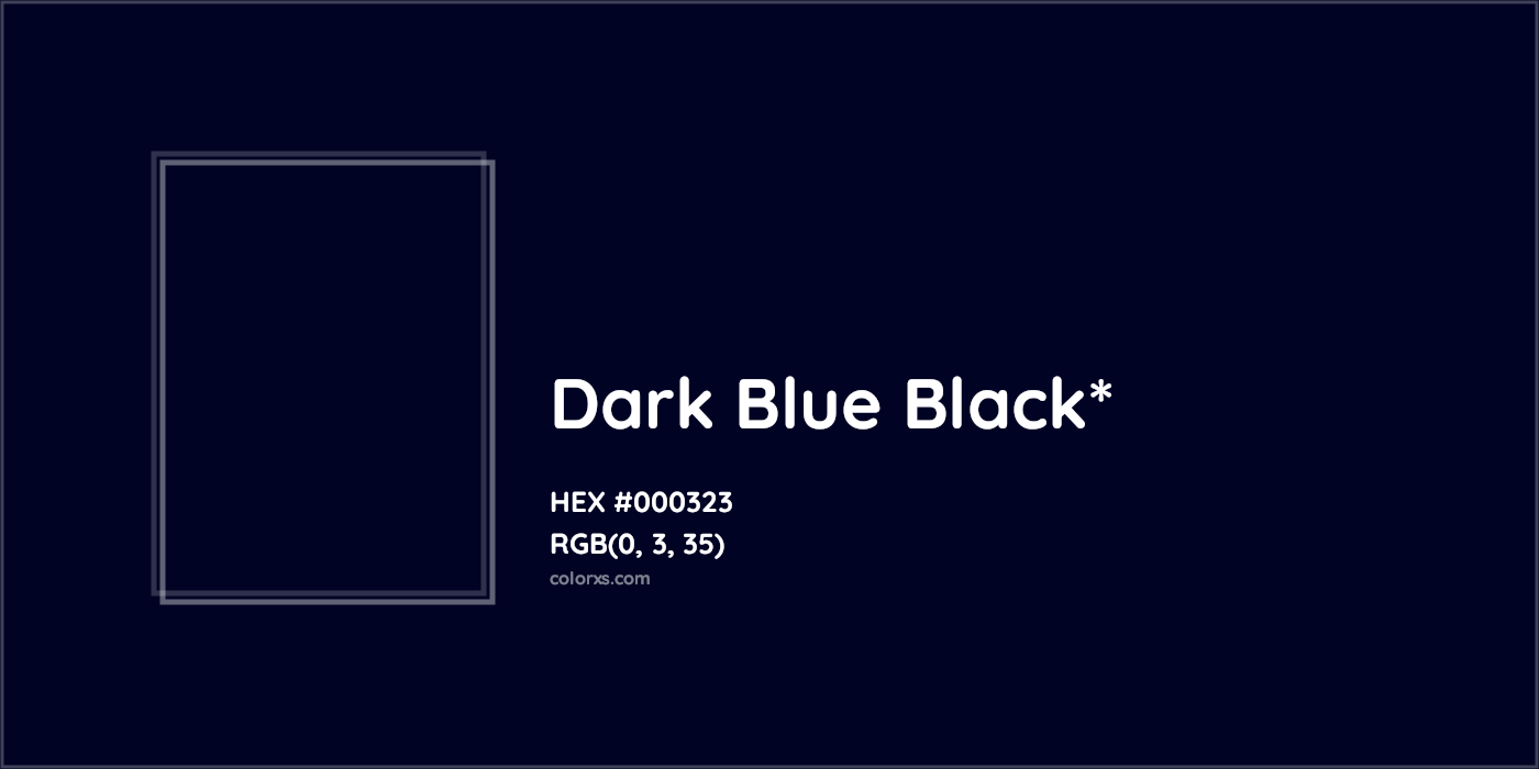 HEX #000323 Color Name, Color Code, Palettes, Similar Paints, Images