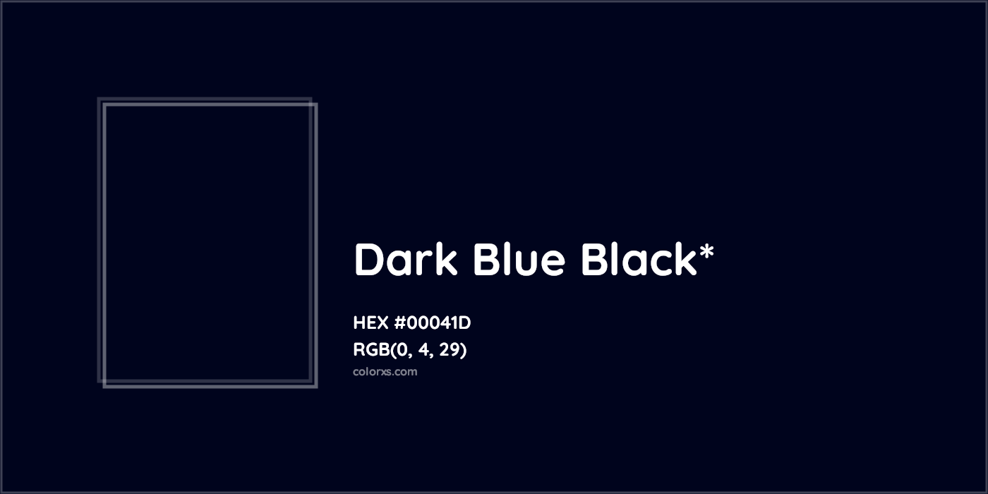 HEX #00041D Color Name, Color Code, Palettes, Similar Paints, Images