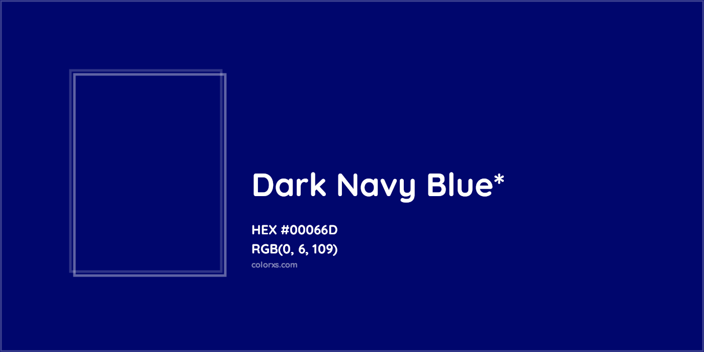 HEX #00066D Color Name, Color Code, Palettes, Similar Paints, Images