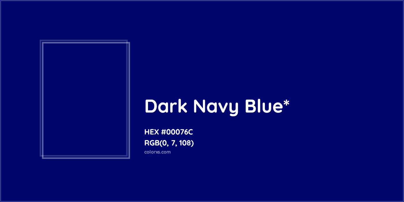 HEX #00076C Color Name, Color Code, Palettes, Similar Paints, Images