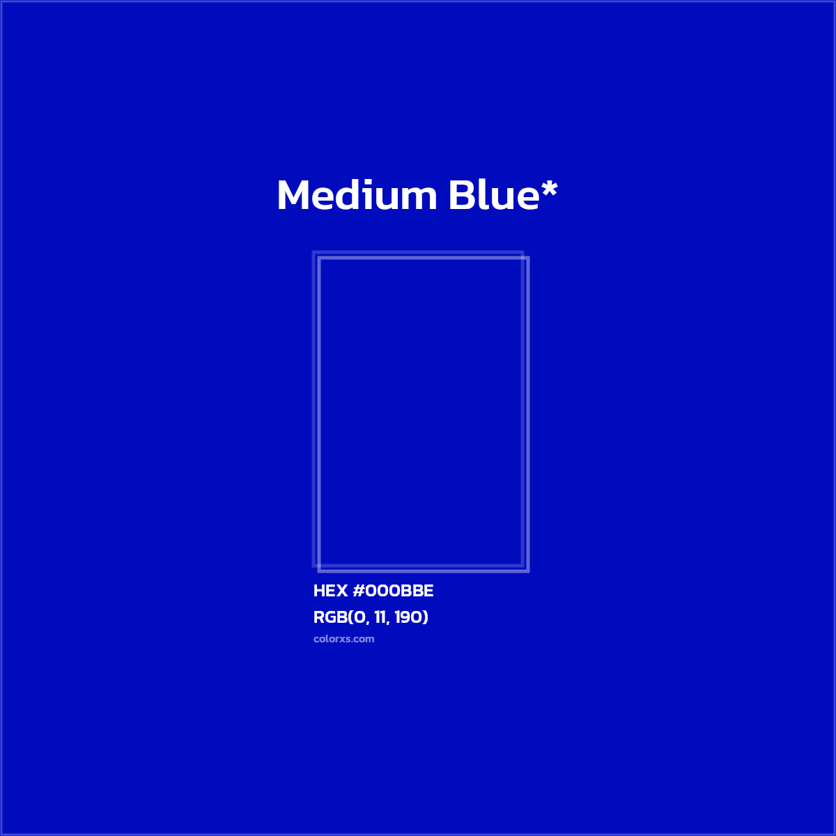 HEX #000BBE Color Name, Color Code, Palettes, Similar Paints, Images