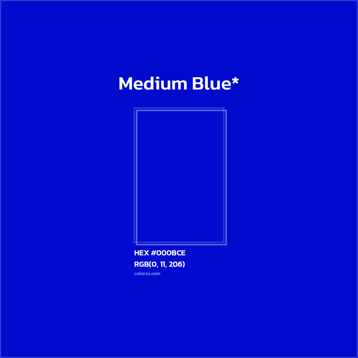 HEX #000BCE Color Name, Color Code, Palettes, Similar Paints, Images