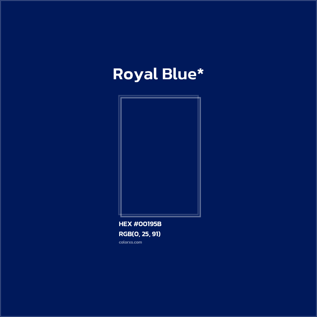HEX #00195B Color Name, Color Code, Palettes, Similar Paints, Images