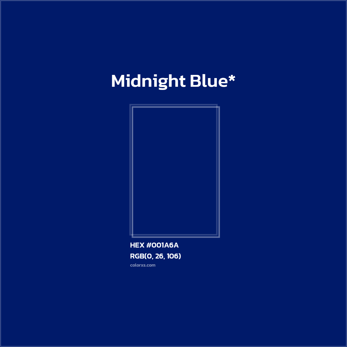 HEX #001A6A Color Name, Color Code, Palettes, Similar Paints, Images