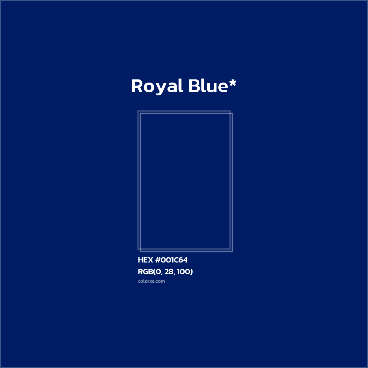 HEX #001C64 Color Name, Color Code, Palettes, Similar Paints, Images